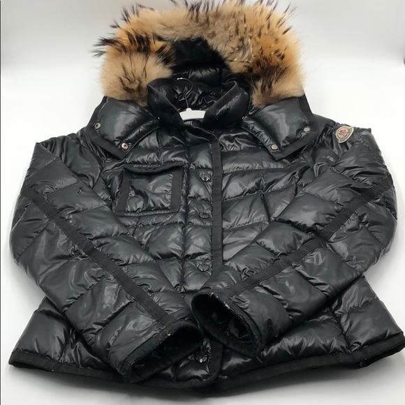 Moncler Jackets & Blazers - Ladies Moncler Hooded Fox Fur Coat